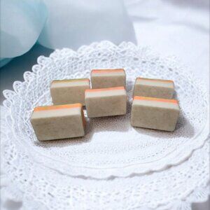 Radiant Neon-Colored Oatmeal Soap